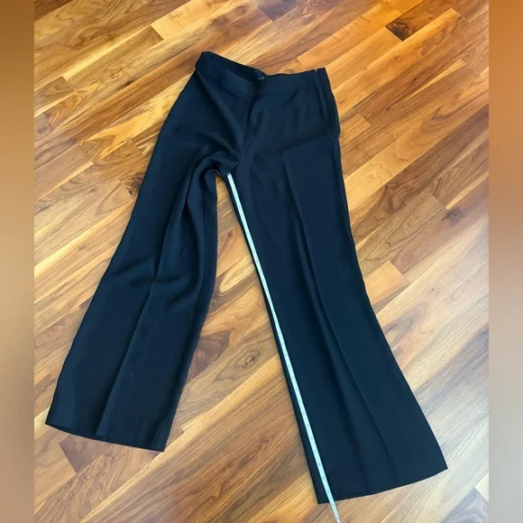 Ann Taylor Classic Black Wide Leg Pants, NEW - Picture 10 of 11